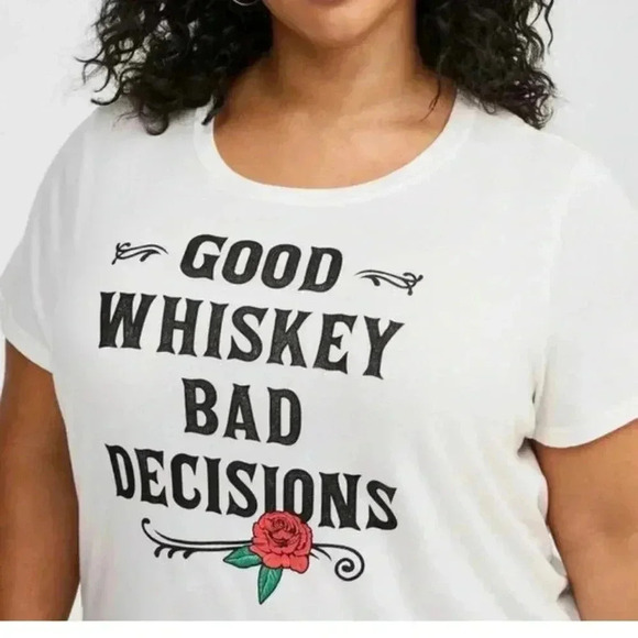 Torrid Trust Me Classic Fit Heritage Jersey Crew Tee  Plus 3X & 4X NWT - Picture 13 of 15